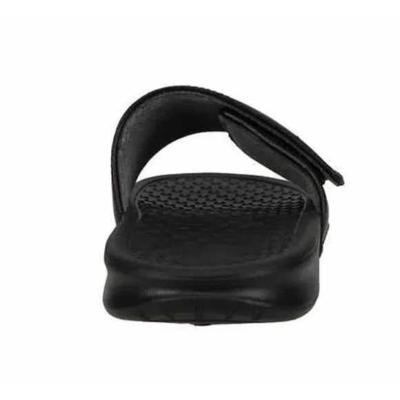 CHAMPION Sandals Women's 7 Monogram Cushion Mega Slides Unisex Adult Black Shoes - Picture 7 of 9